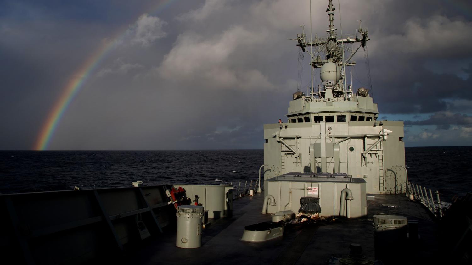 HMAS Newcastle (Photo: ABIS Nicolas Gonzalez/Commonwealth of Australia)